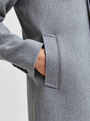 Hagen Wool Coat - Dark Sapphire Twill