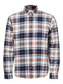 Rand Long Sleeve Check Shirt - Egret Checks