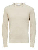 Rodney Round Neck Jumper - Oatmeal