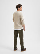 Rodney Round Neck Jumper - Oatmeal