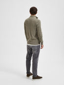 Rodney Half Zip Jumper - Vetiver