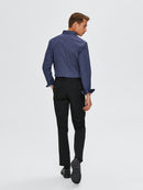 Michigan Slim Fit Shirt - Dark Blue Aop