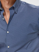 Michigan Slim Fit Shirt - Dark Blue Aop