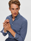 Michigan Slim Fit Shirt - Dark Blue Aop