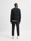 Rocks Crew Neck Jumper - Darkest Spruce