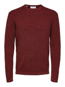 Rocks Crew Neck Jumper - Sun Dried Tomato