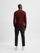 Rocks Crew Neck Jumper - Sun Dried Tomato
