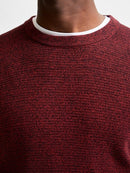 Rocks Crew Neck Jumper - Sun Dried Tomato
