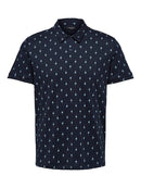Sade Aop Polo - Navy