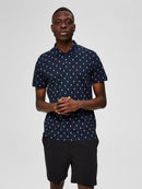 Sade Aop Polo - Navy