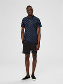 Sade Aop Polo - Navy