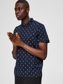 Sade Aop Polo - Navy