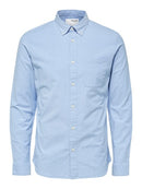 Organic Cotton Regular Fit Shirt - Light Blue