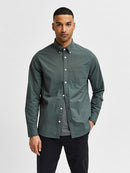 Organic Cotton Regular Fit Shirt - Forest Night