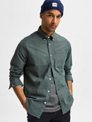 Organic Cotton Regular Fit Shirt - Forest Night