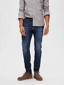 Leon Slim Jean - Dark Blue Denim