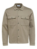 Fenley Jersey Overshirt - Vetiver