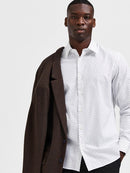 Ethan Aop Long Sleeve Shirt - Bright White Aop