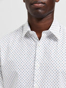 Ethan Aop Long Sleeve Shirt - Bright White Aop