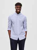 Dore Long Sleeve Shirt - Sky Captain Stripe