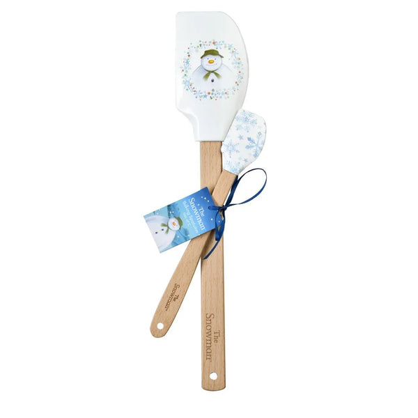 The Snowman Set 2 Spatulas - White