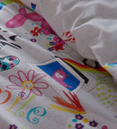 Sketch Duvet Cover Set - MultiColoured