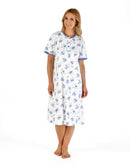 Cotton Nightdress - Blue