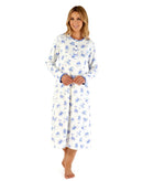 Cotton Nightdress - Blue