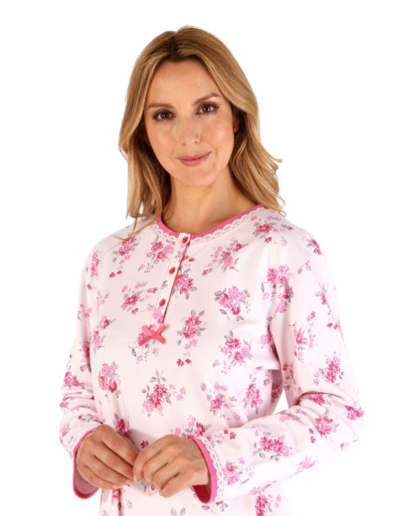 Cotton Nightdress - Pink
