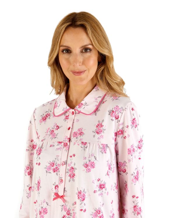 Cotton Nightdress - Pink