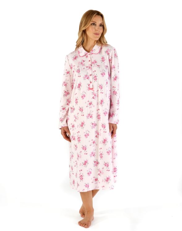 Cotton Nightdress - Pink