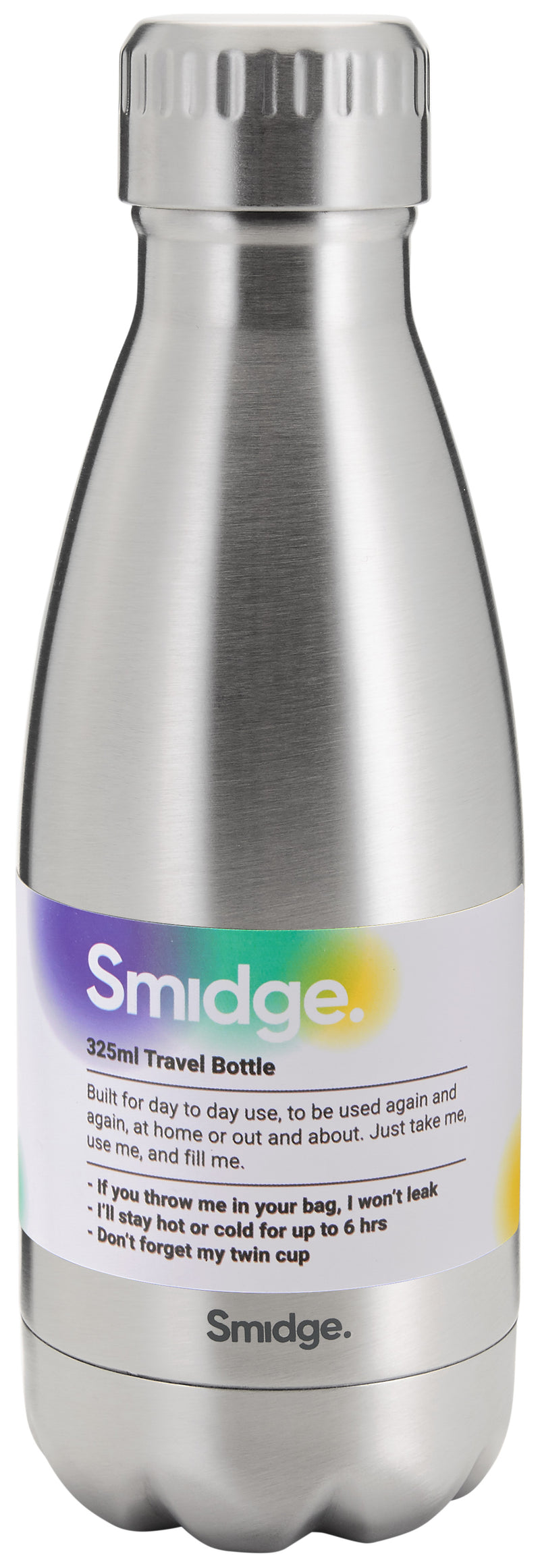 Bottle 325ml - Steel