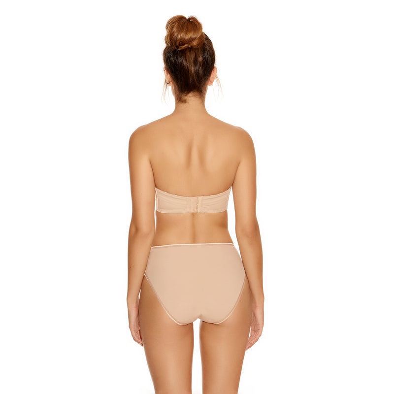 Smoothing Mould Strapless Bra - Nude