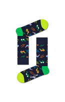 Sunny Days Sock - Navy/green