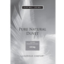 THE SOFT BEDDING COMPANY GOOSE FEATHER & DOWN 4.5 TOG DUVET