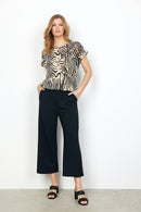 Aretha AOP T-Shirt - Cream