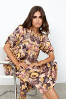 Darwin 2 Print Dress - Rose