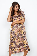 Darwin 2 Print Dress - Rose
