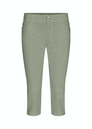 Erna 9 Crop Trouser - Shadow Green