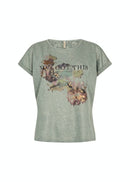 Aretha T-shirt - Shadow Green