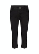 Erna 9 Crop Trouser - Black