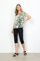 Erna 9 Crop Trouser - Black