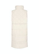 Nina 17 Long Padded Gilet - Cream