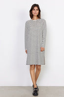 Barni 16 Stripe Dress - Cream