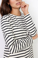 Barni 16 Stripe Dress - Cream