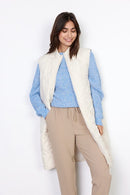 Fenya 53 Quilted Gilet - Cream