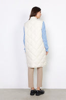 Fenya 53 Quilted Gilet - Cream