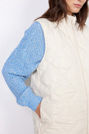 Fenya 53 Quilted Gilet - Cream