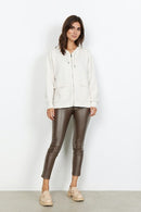 Banu Drawstring Hoodie - Cream