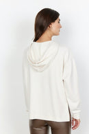 Banu Drawstring Hoodie - Cream